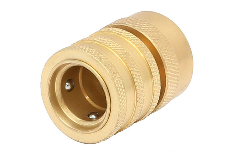 3 / 4AFemale Pirinç Quick Hose Connector with water stop